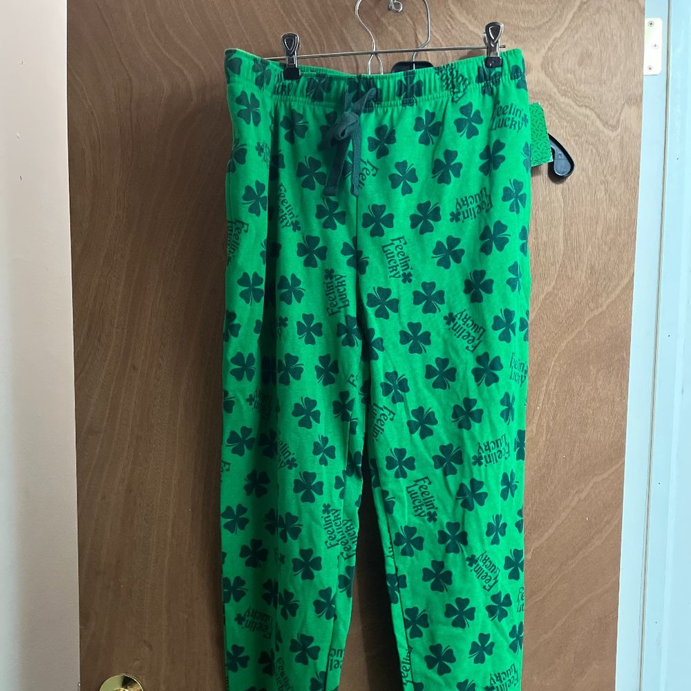 Men’s size M Feeling Lucky St. Patrick's Day  Lounge Pants NWT